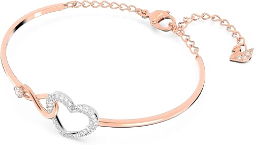 Falcine Infinity Heart Crystal Bangle - Image 2