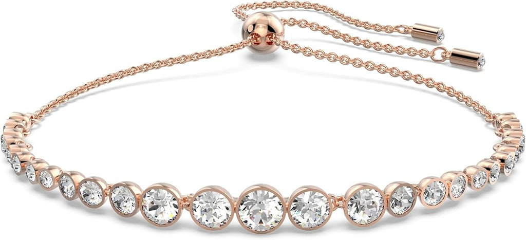Falcine Rose Gold Crystal Tennis Bracelet
