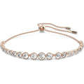 Falcine Rose Gold Crystal Tennis Bracelet
