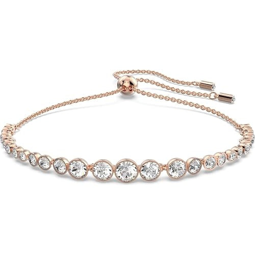 Falcine Rose Gold Crystal Tennis Bracelet